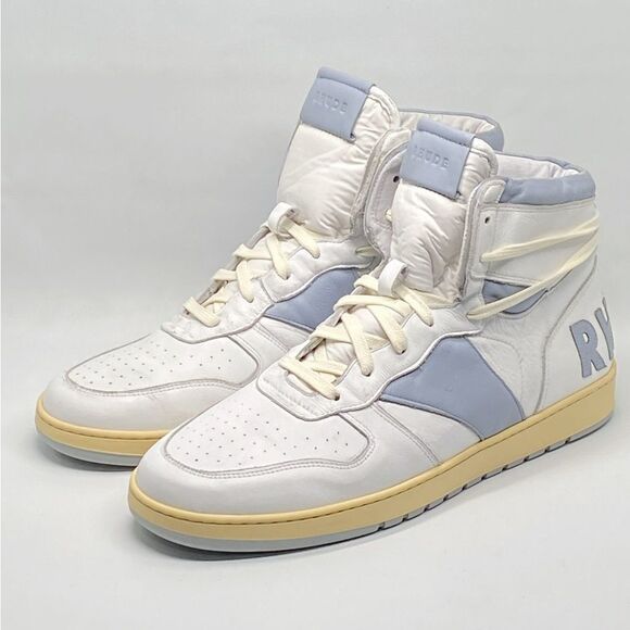 Rhude Rhecess Worn Out Effect High Top Sneakers size 13 - Picture 5 of 14